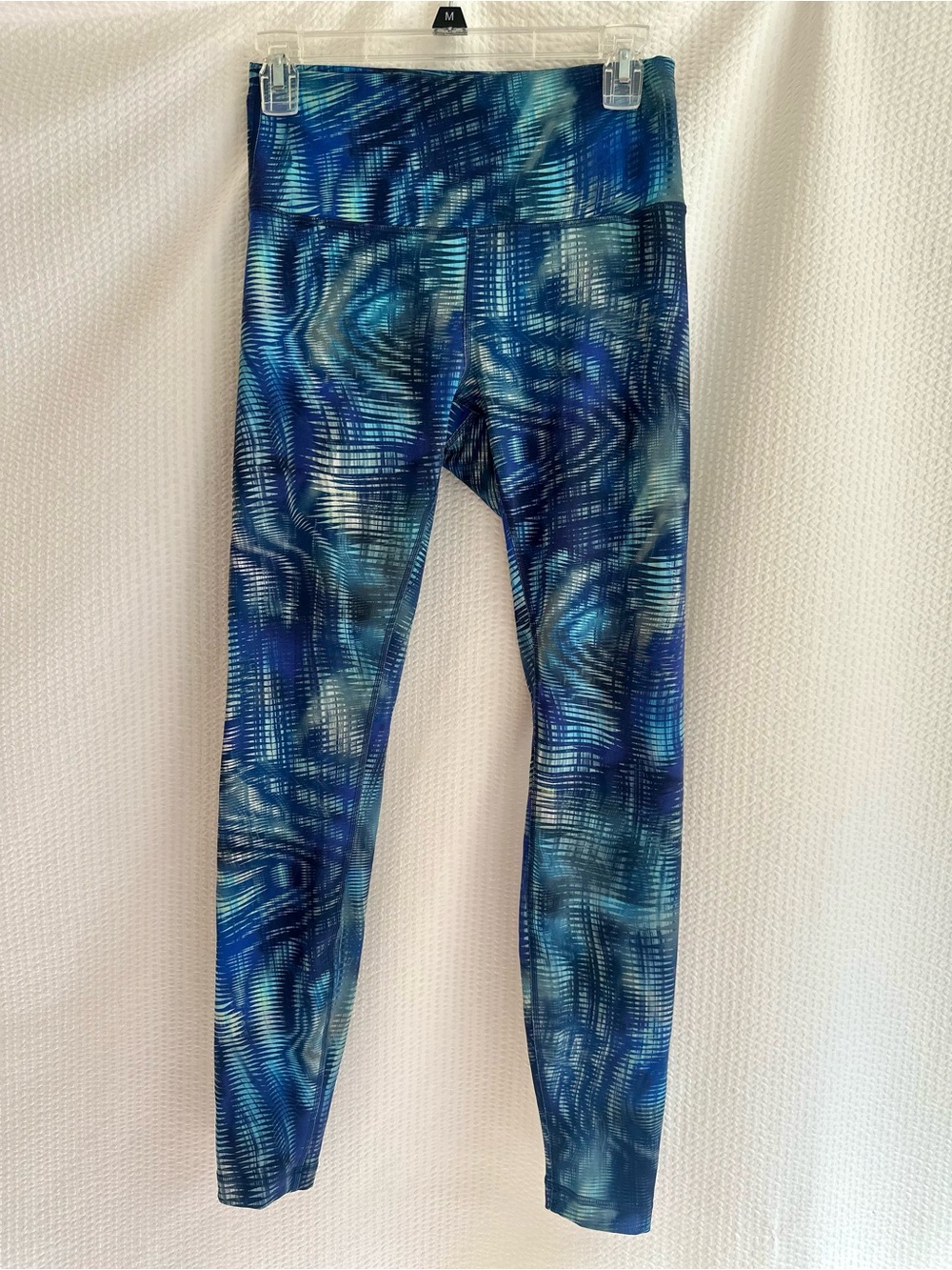 Lululemon Wunder Train Shapeshifter Flux Blue Multi High-Rise Leggings Size 8